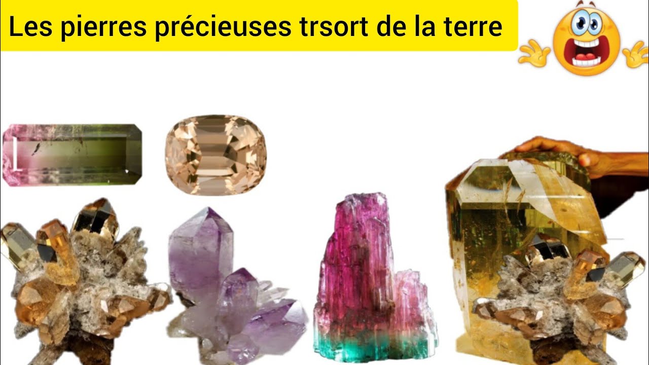 Pierres précieuses joyaux de la terre الأحجار الكريمة كنز الطبيعة 
