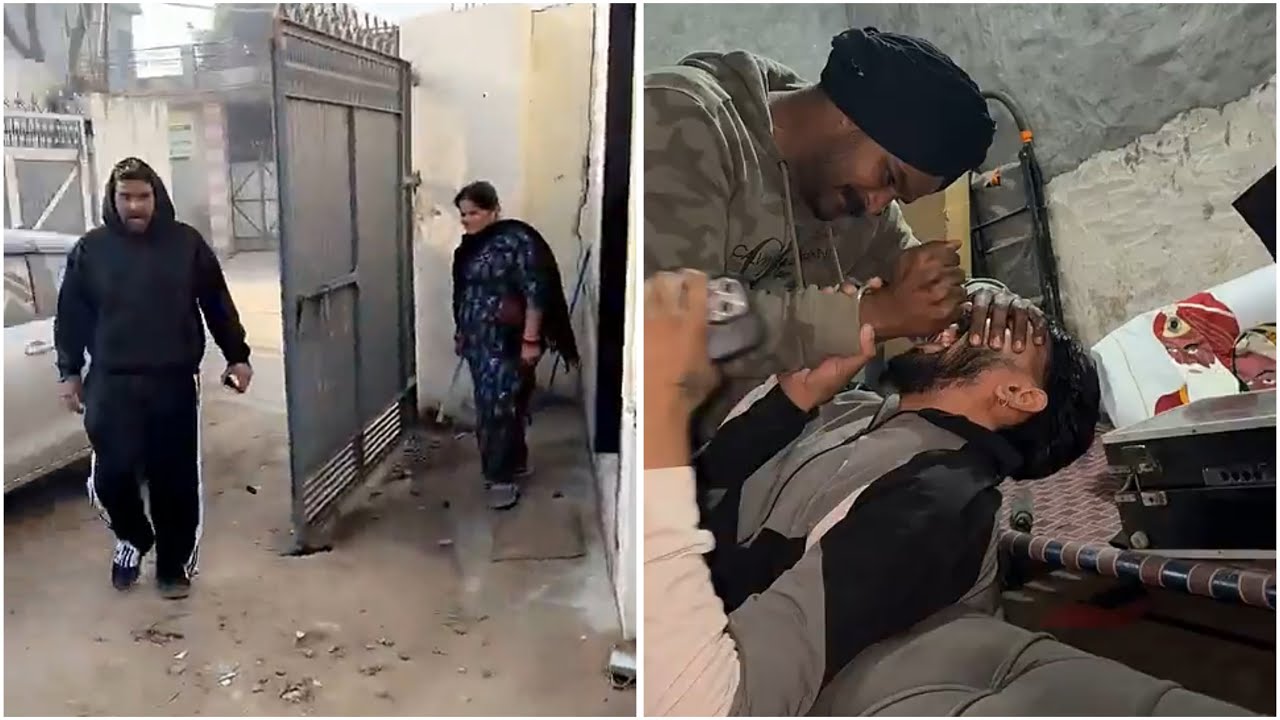 ਸਾਡੇ ਘਰੇ ਤਾਂ ਮੁੱਦਾ ਈ ਬਣ ਗਿਆ ਸੀ ਯੂਵੀ ਦਾ✂️ਅਮਨ ਨੇ ਮੋਟਾ ਕੁੱਟਿਆ🤣🤭sandhu honi funny vlog 