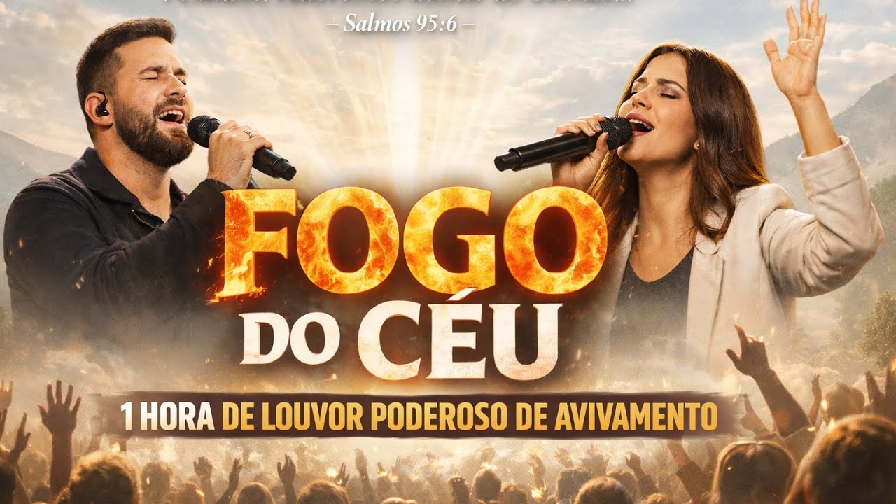 1 HORA DE LOUVOR PODEROSO 🔥 Adoração Profunda | Fogo do Céu | Músicas Gospel para Orar