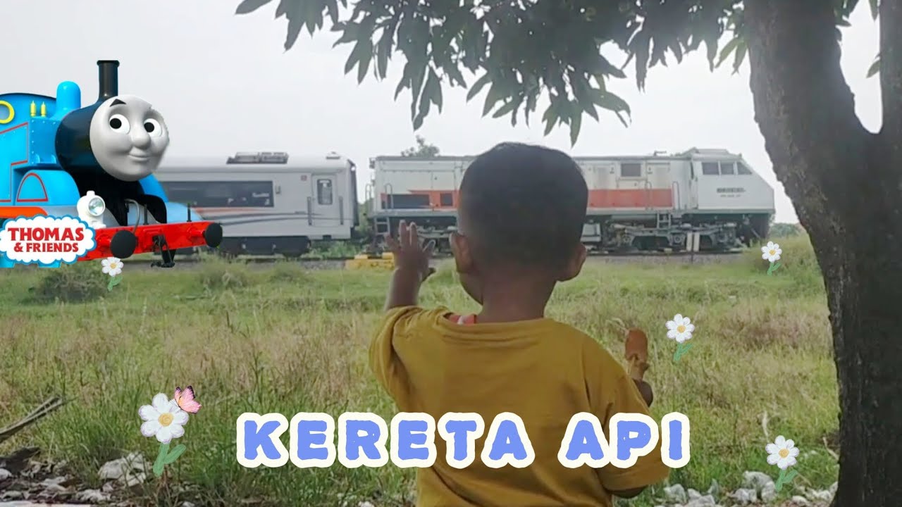MELIHAT PERLINTASAN REL KERETA API,Thomas & Friends,Train