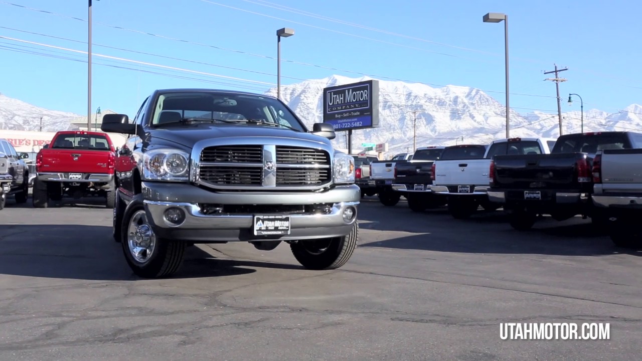 2007 Dodge Ram 2500 SLT 6.7L Cummins Trubo Diesel  -  Utah Motor Company,LLC (801)899-4992