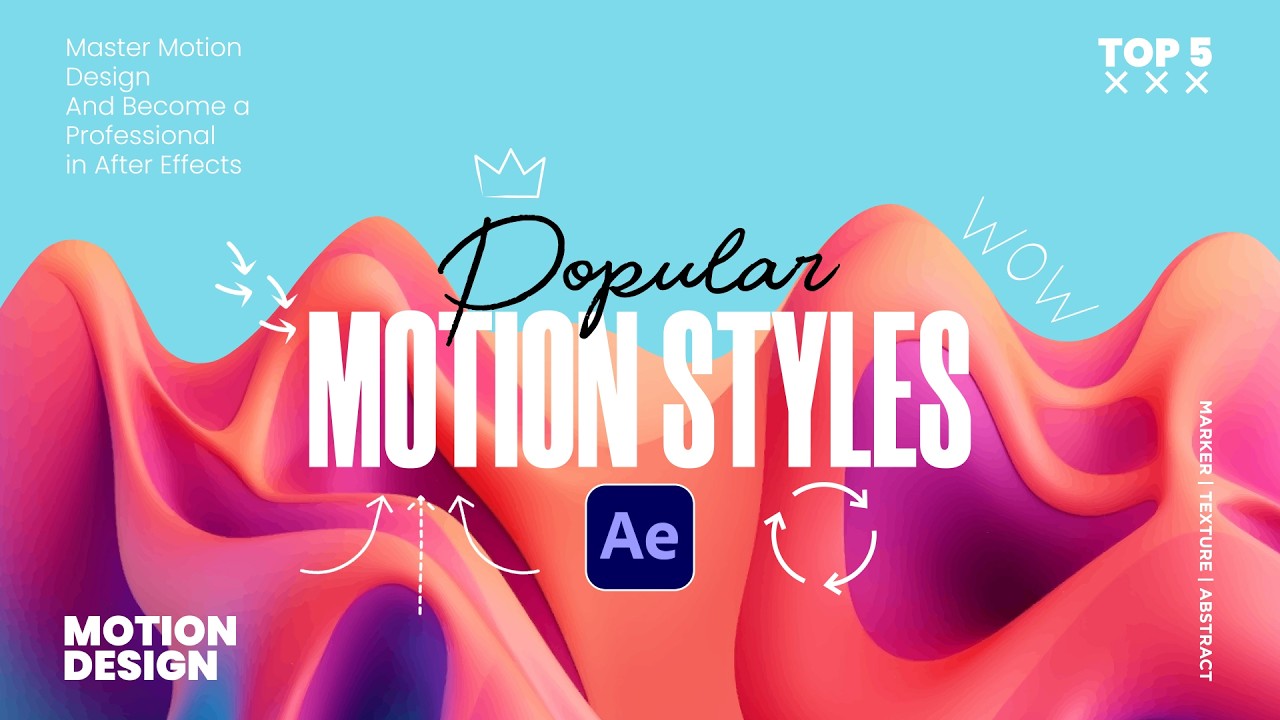5 Popular Motion Graphic Styles To Know in After Effects