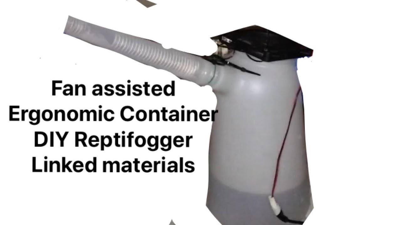 DIY Fogger System for Vivarium (Materials in Description) ReptiFogger