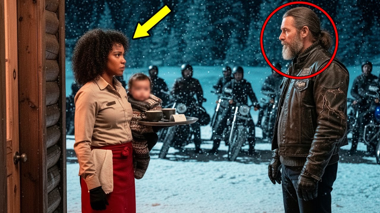 Single Waitress Shelters 25 Freezing Bikers. Next Morning, 1500 Hells Angels Stop Outside Her Diner