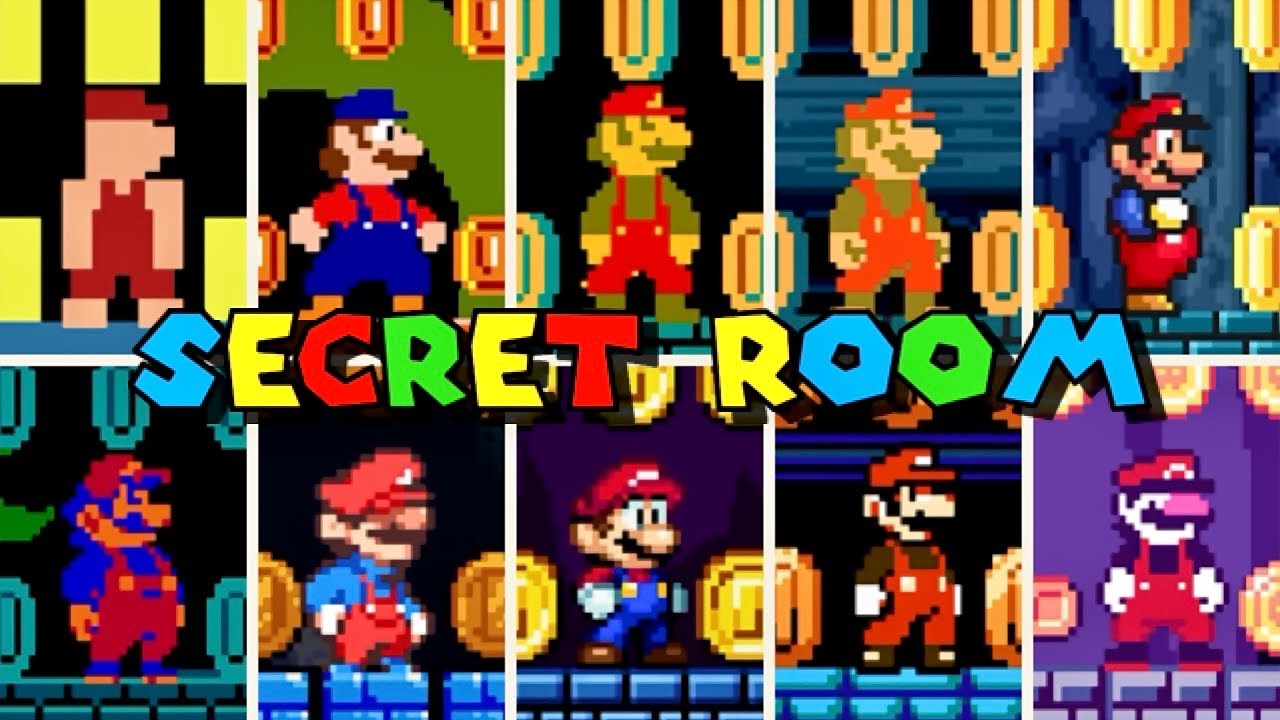 Evolution of SECRET COIN ROOM in Super Mario Bros. Remastered