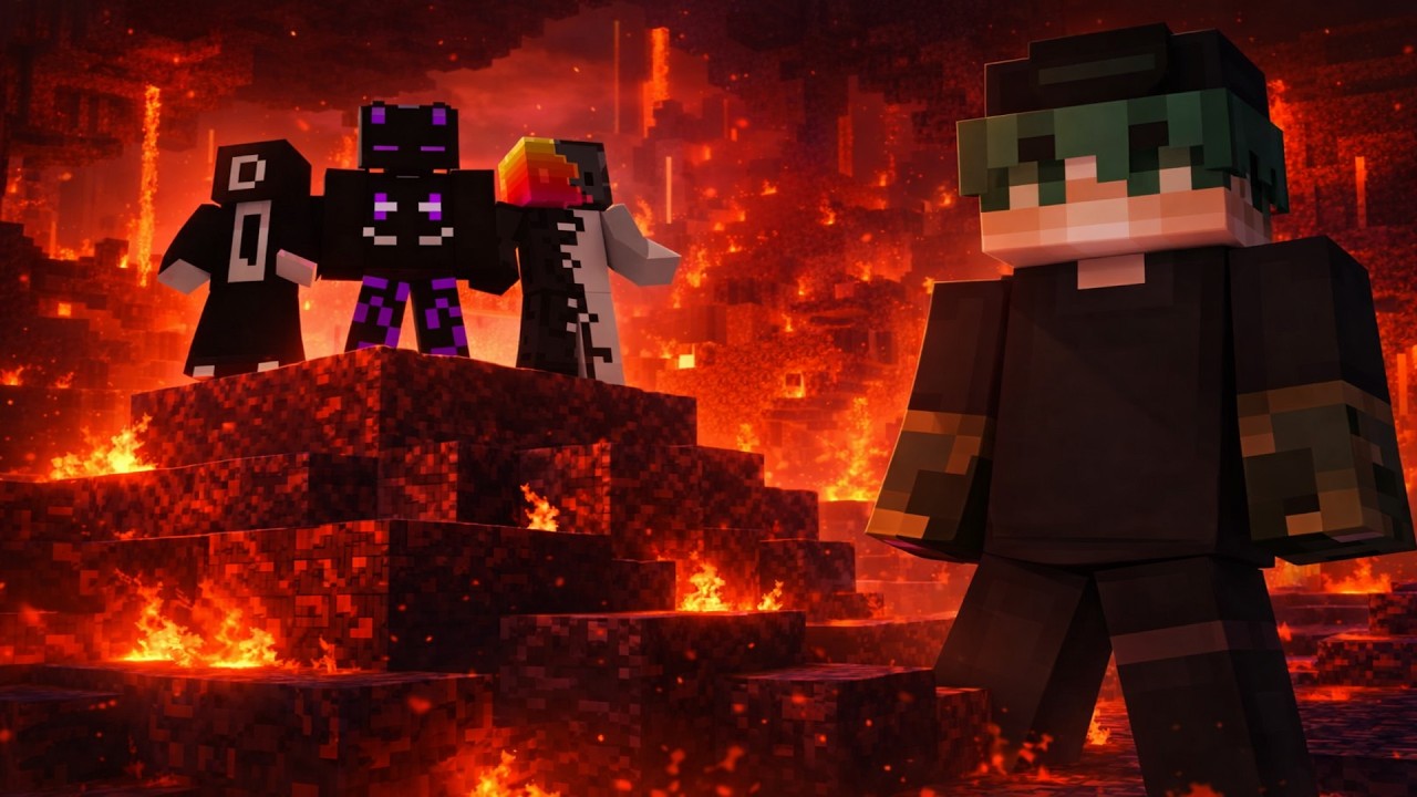 MINECRAFT MANHUNT, ale to RANDOMIZER