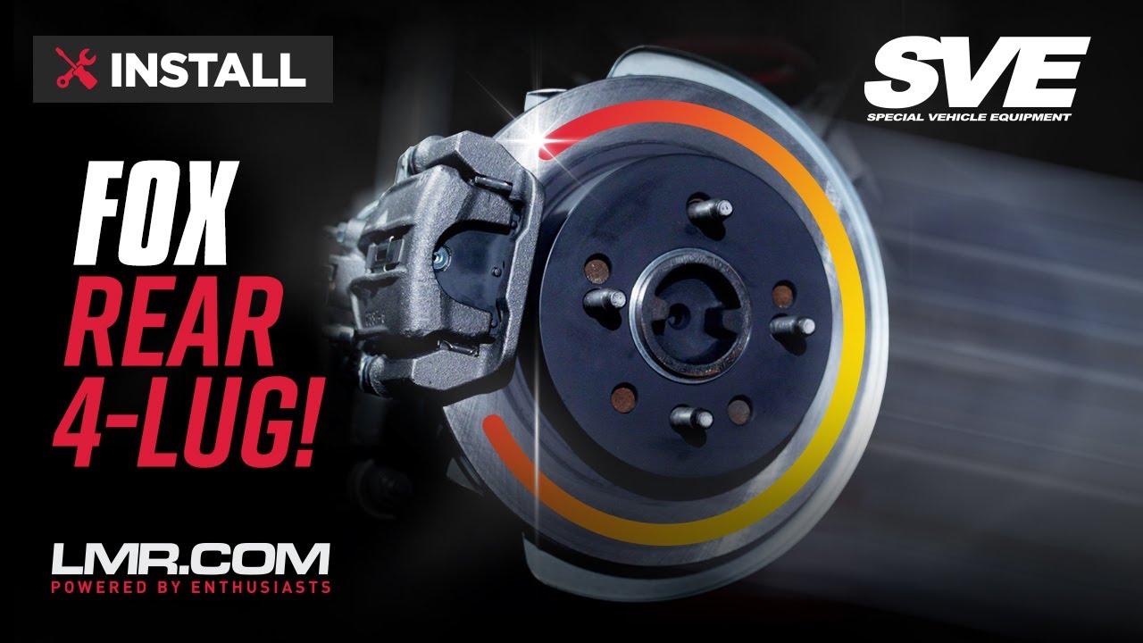 Fox Body Mustang 4 Lug Rear Disc Brake Conversion Kit (1979-1993)