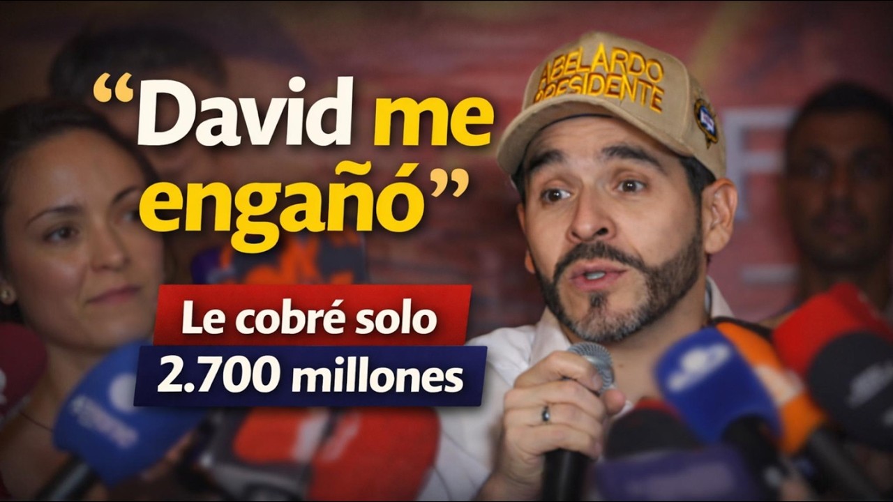 DAVID MURCIA ME ENGAÑÓ / Le cobré 2.700 MILLONES 