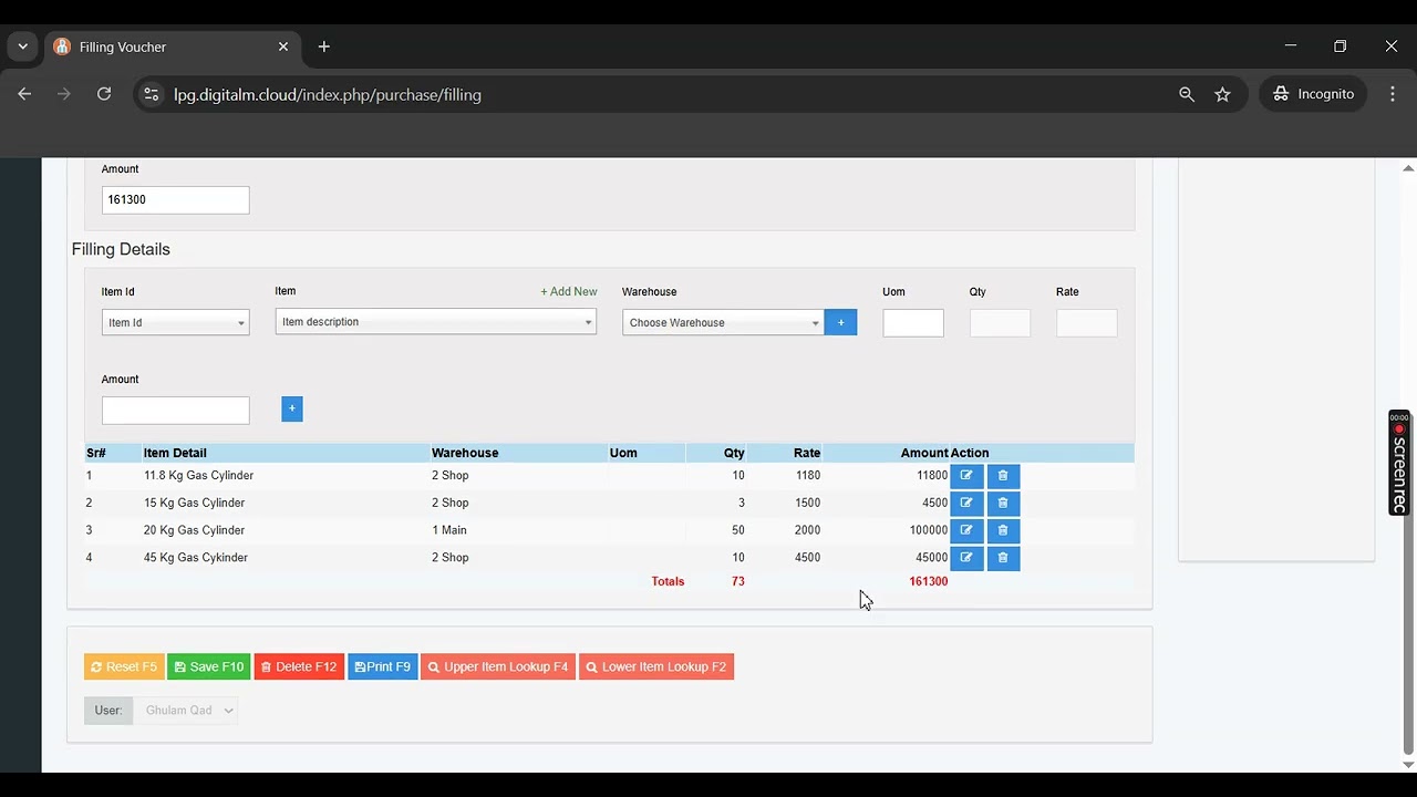 LPG Cylinders Distribution Business Software