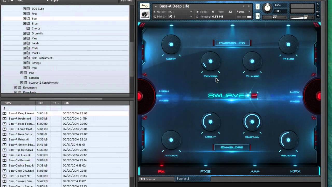 SWURVE 2 VIRTUAL INSTRUMENT Inspired by (Vybe Beatz,Kendrick Lamar,Drake)
