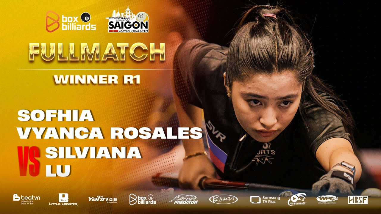 Sofia Vyanca Rosales vs Silviana Lu | 2025 POISON CUES SAIGON WOMEN'S 9-BALL OPEN