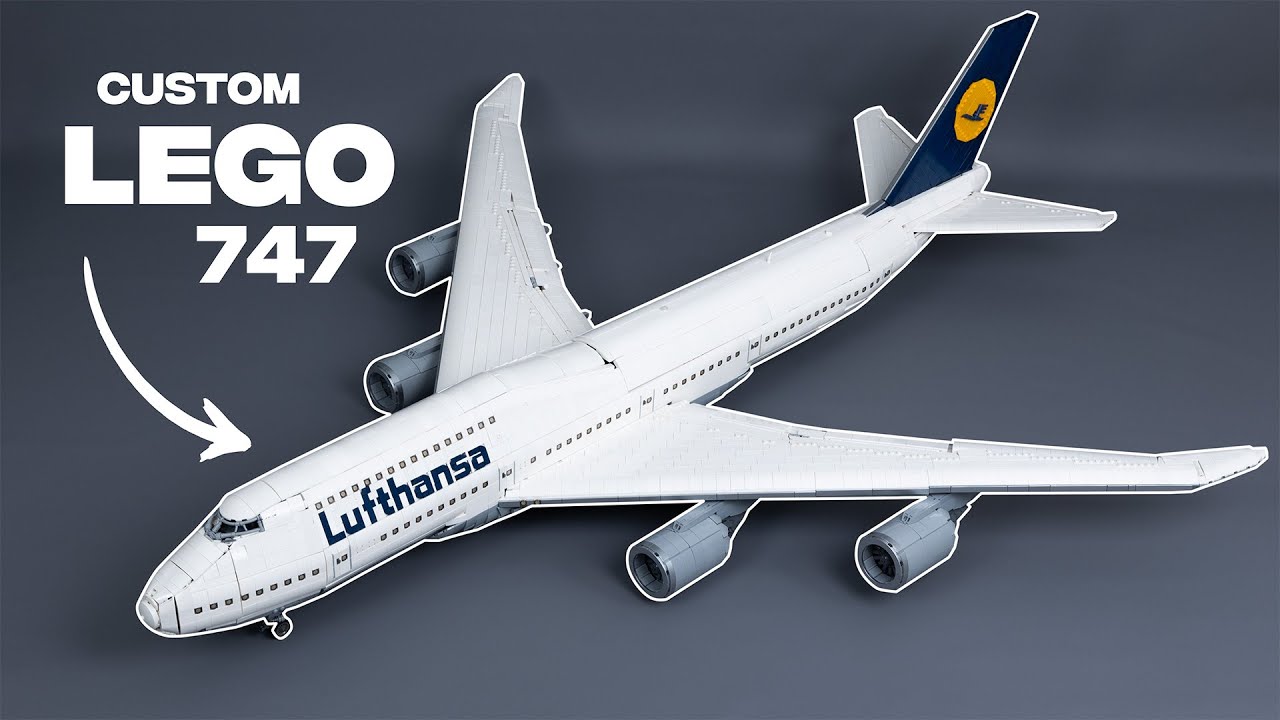 10 Months - 12500 Pieces! | Custom Motorized Lego 747 | FULL TOUR