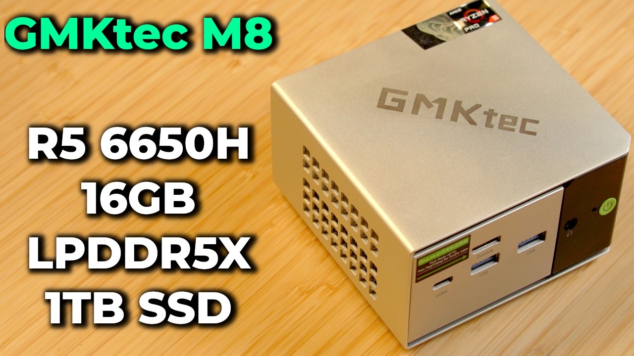 Мини-ПК на базе Ryzen R5 OCuLink? | Мини-ПК GMKtec M8