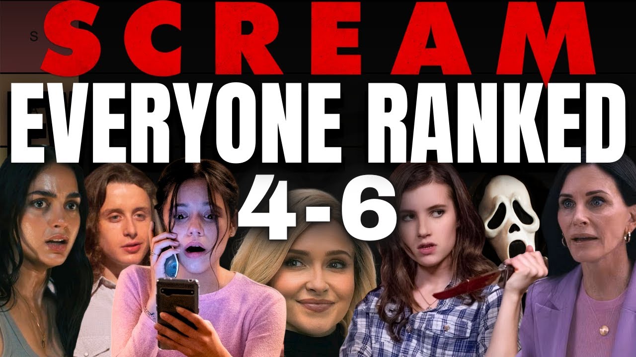 Every Scream 4–6 Character Ranked | Horror Tier List