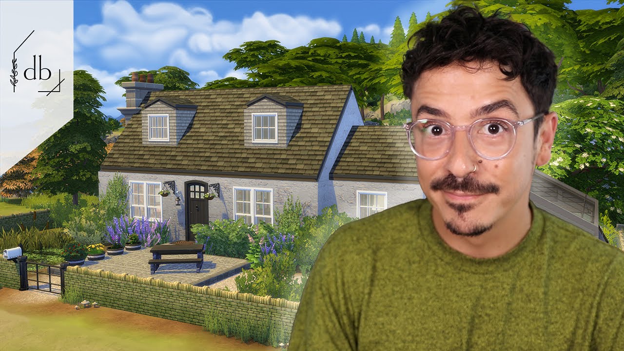 Строительство шотландского коттеджа с помощью GOOGLE EARTH | The Sims 4