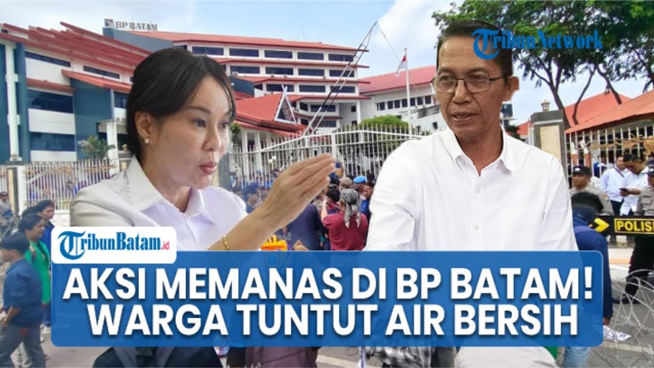 Adu Argumen Warga dan Pimpinan BP Batam Soal Air Pecah, Li Claudia: Bapak Titipan Dari Mana?