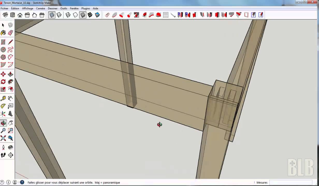 Le plugin SketchUp « tenon-mortaise » (part10)