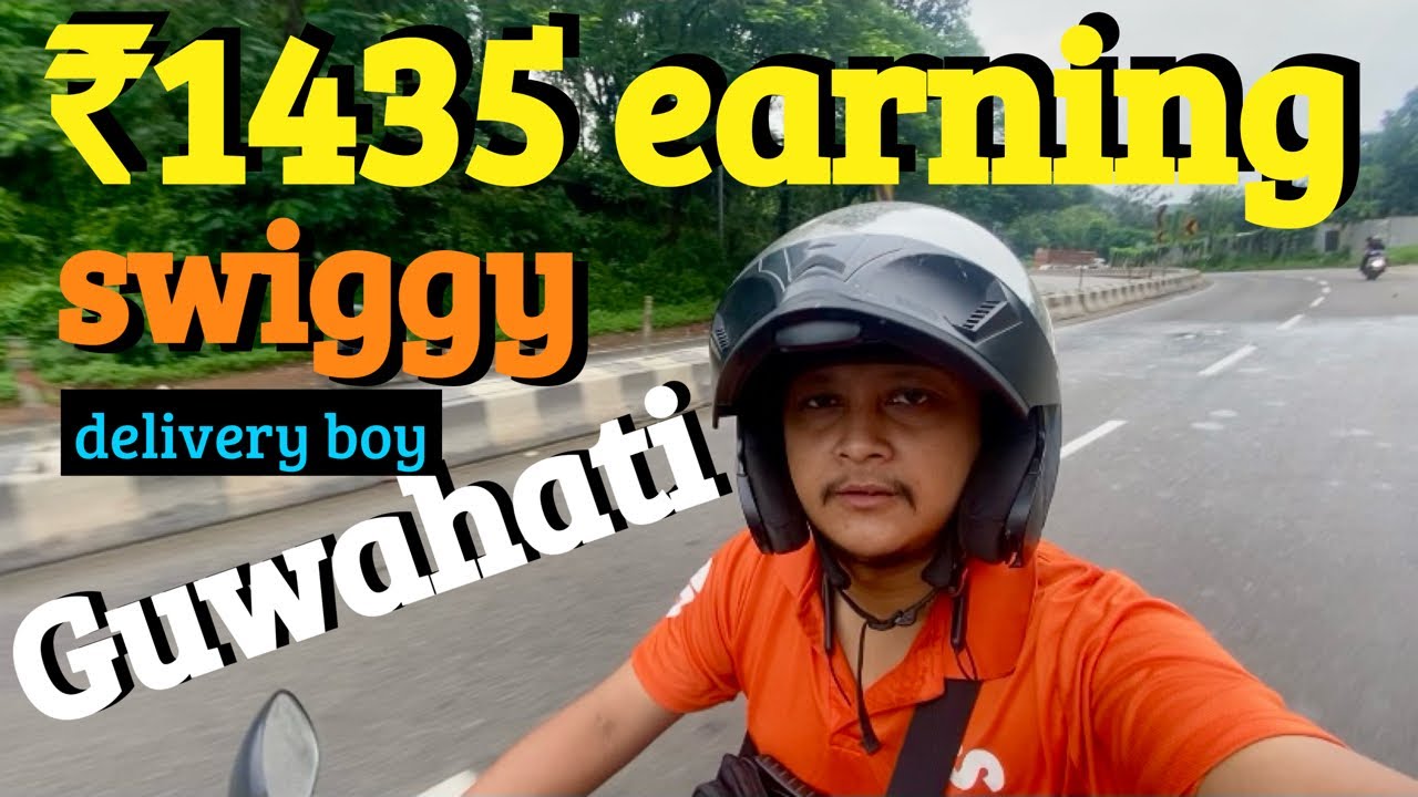 Swiggy Delivery Boy Earning Guwahati @RinkuJourney 