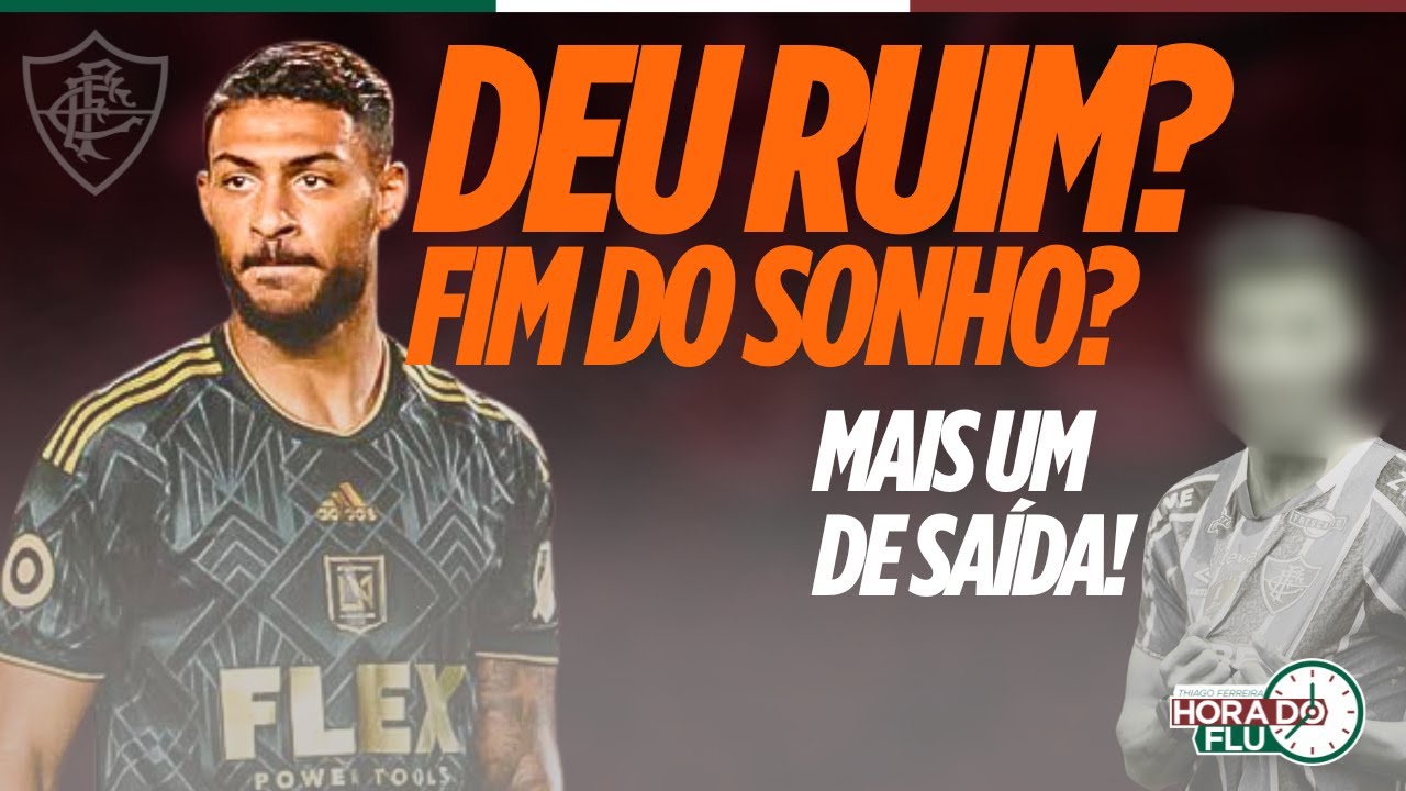 🚨NOTÍCIA TRISTE PARA A TORCIDA DO FLUMINENSE, MAIS UM JOGADOR SAÍNDO E MAIS