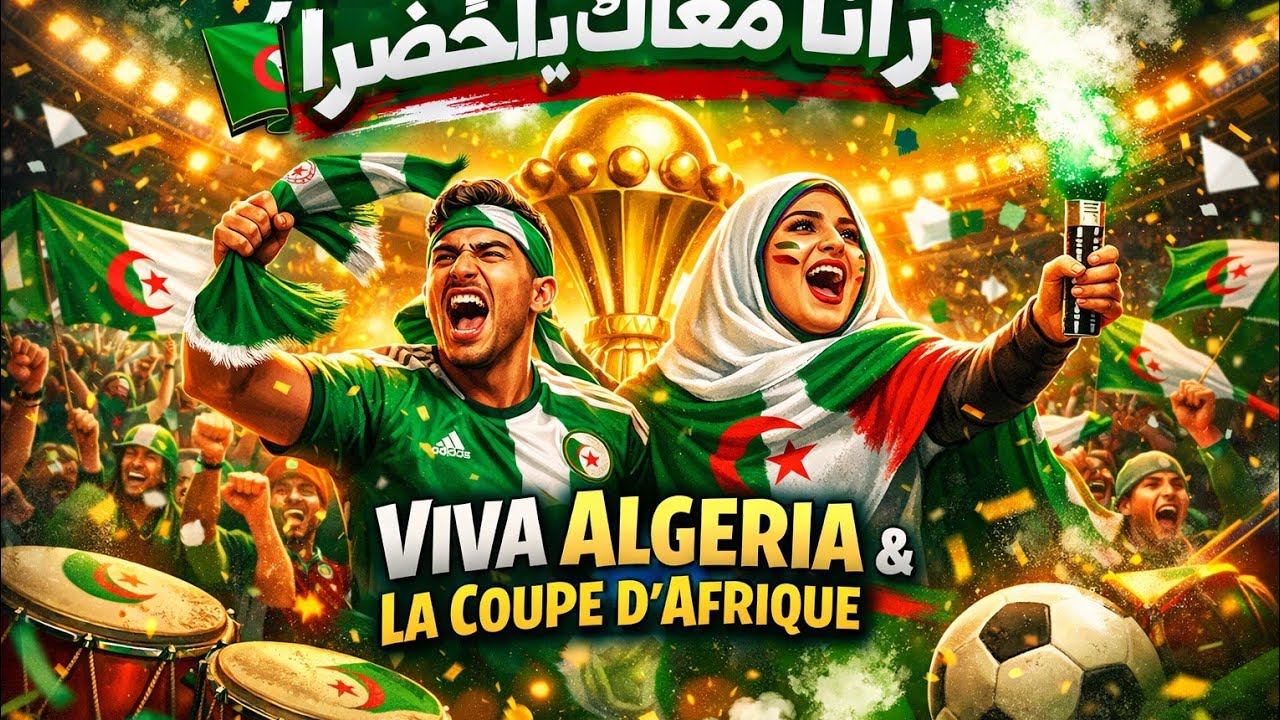 VIVA ALGERIA 🇩🇿🔥 | رانا معاك يا لخضرا | Algerian Football Chant