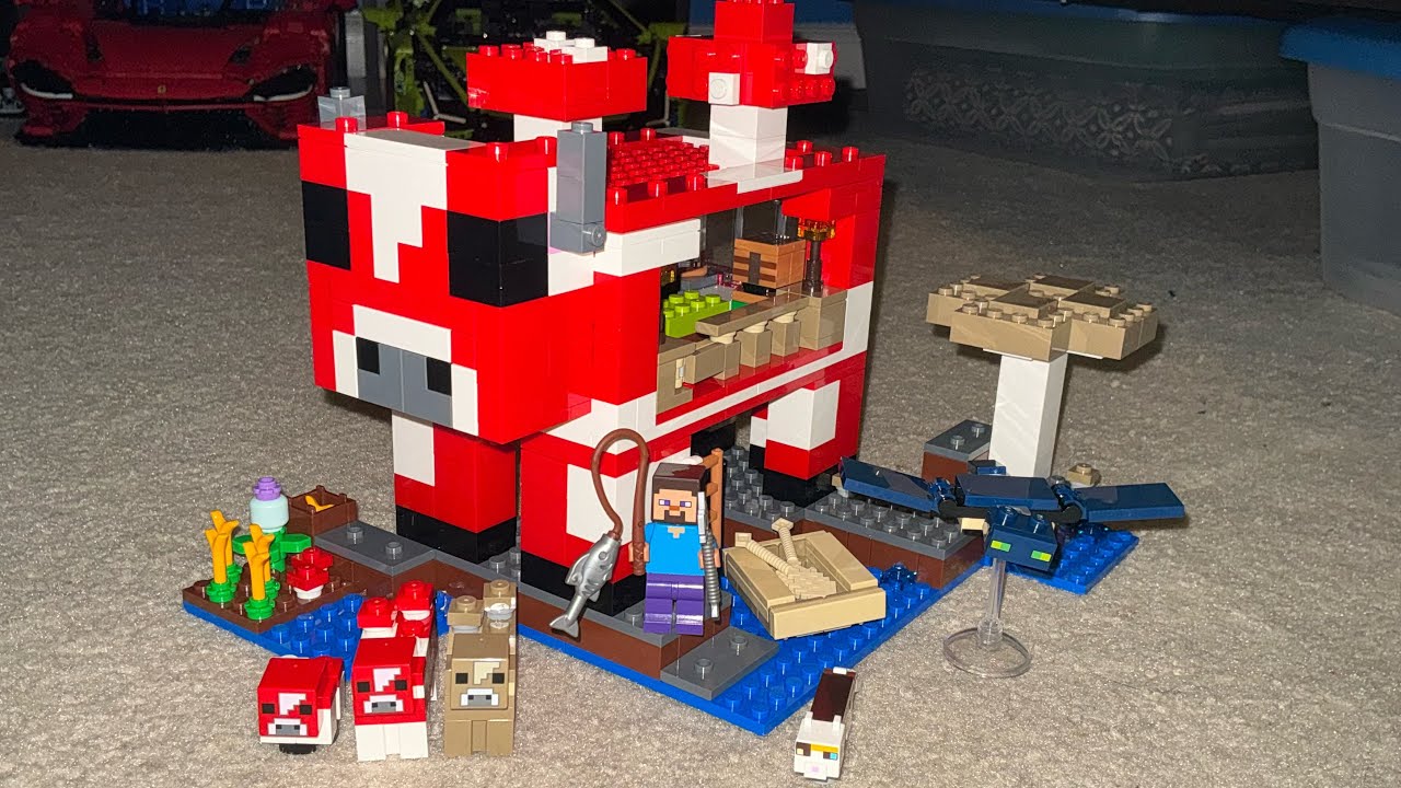 Lego Minecraft 21270 The Mooshroom House Review