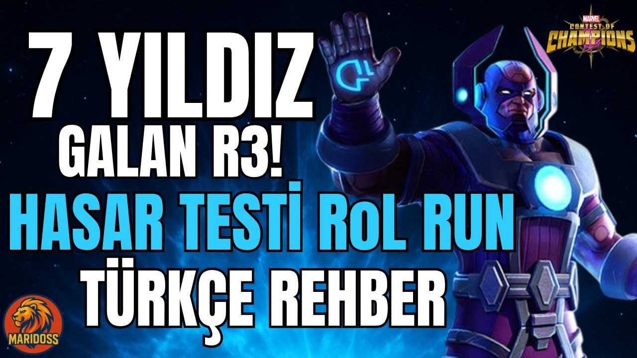 7⭐ GALAN R3! Hasar Testinde Boss’lar ERİDİ! | MCoC Türkçe Rehber #mcoc #galactus #damagetest #galán