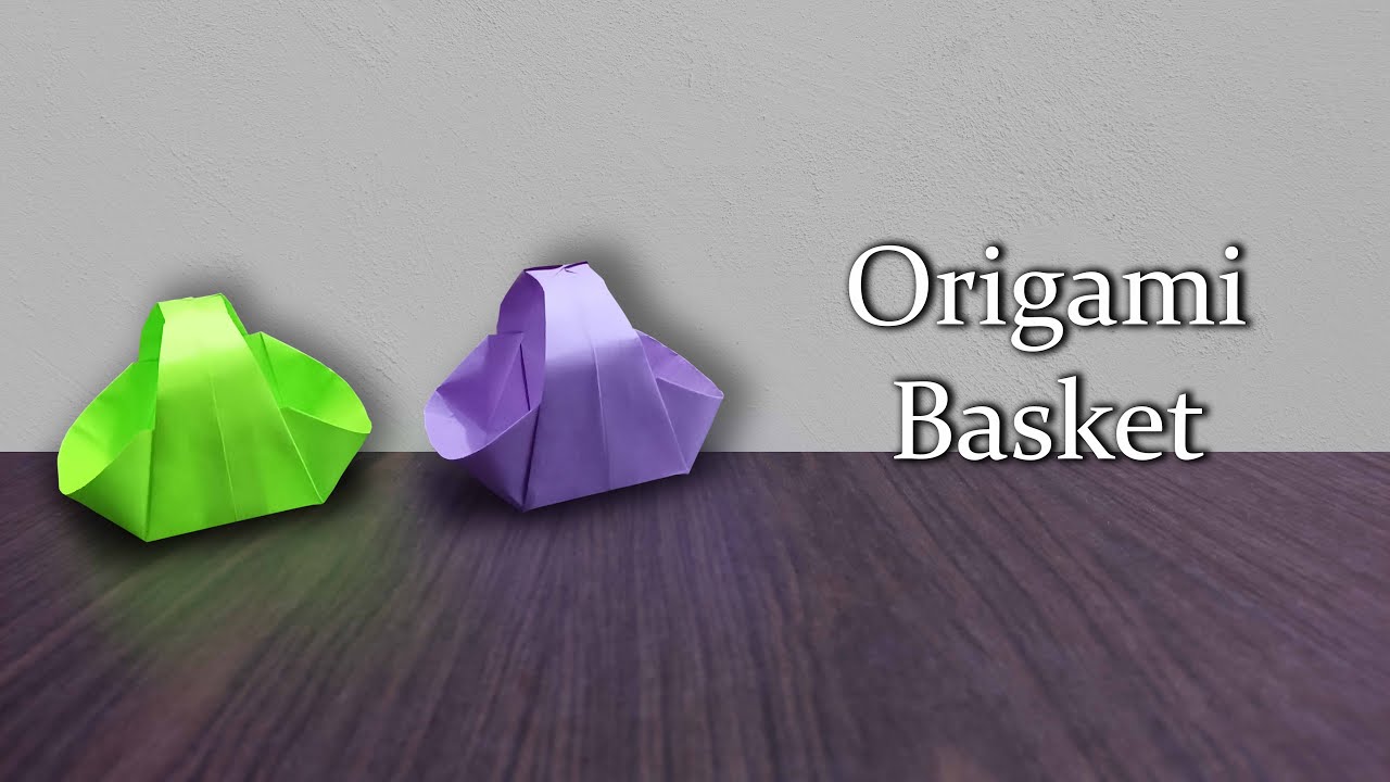 Origami Basket | Easy step-by-step Tutorial