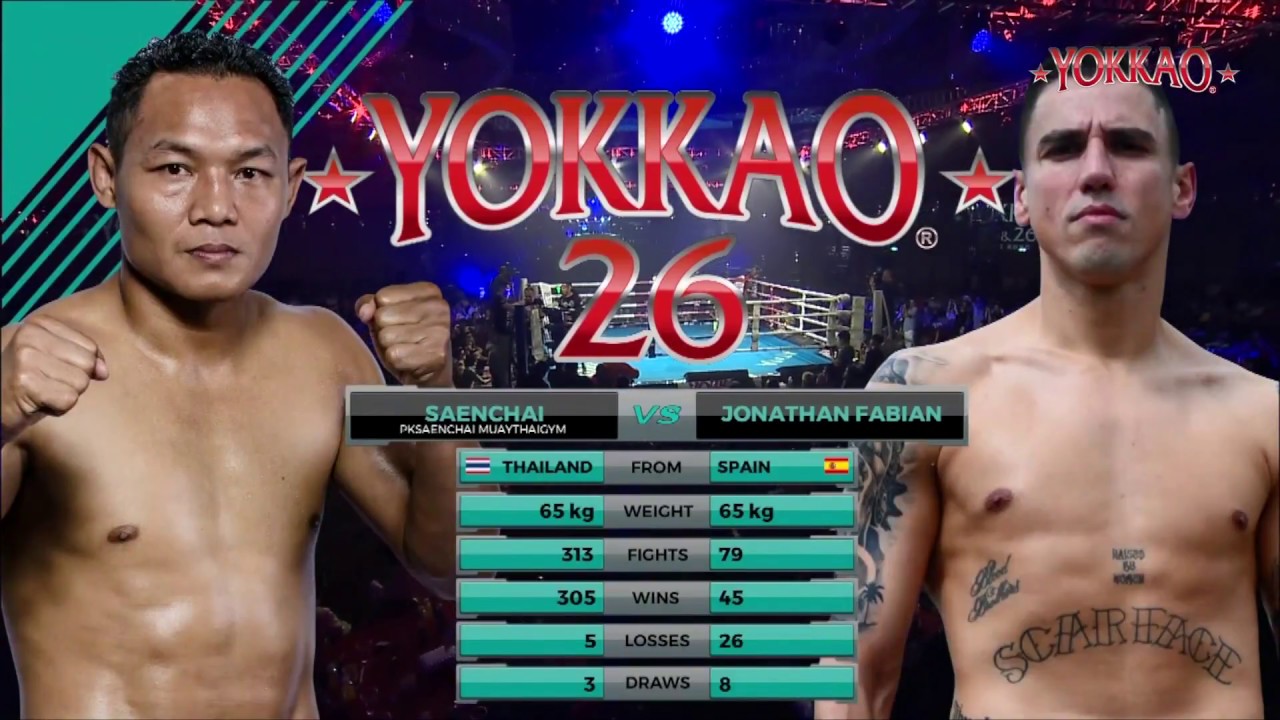 YOKKAO 26 Saenchai VS Jonathan Fabian