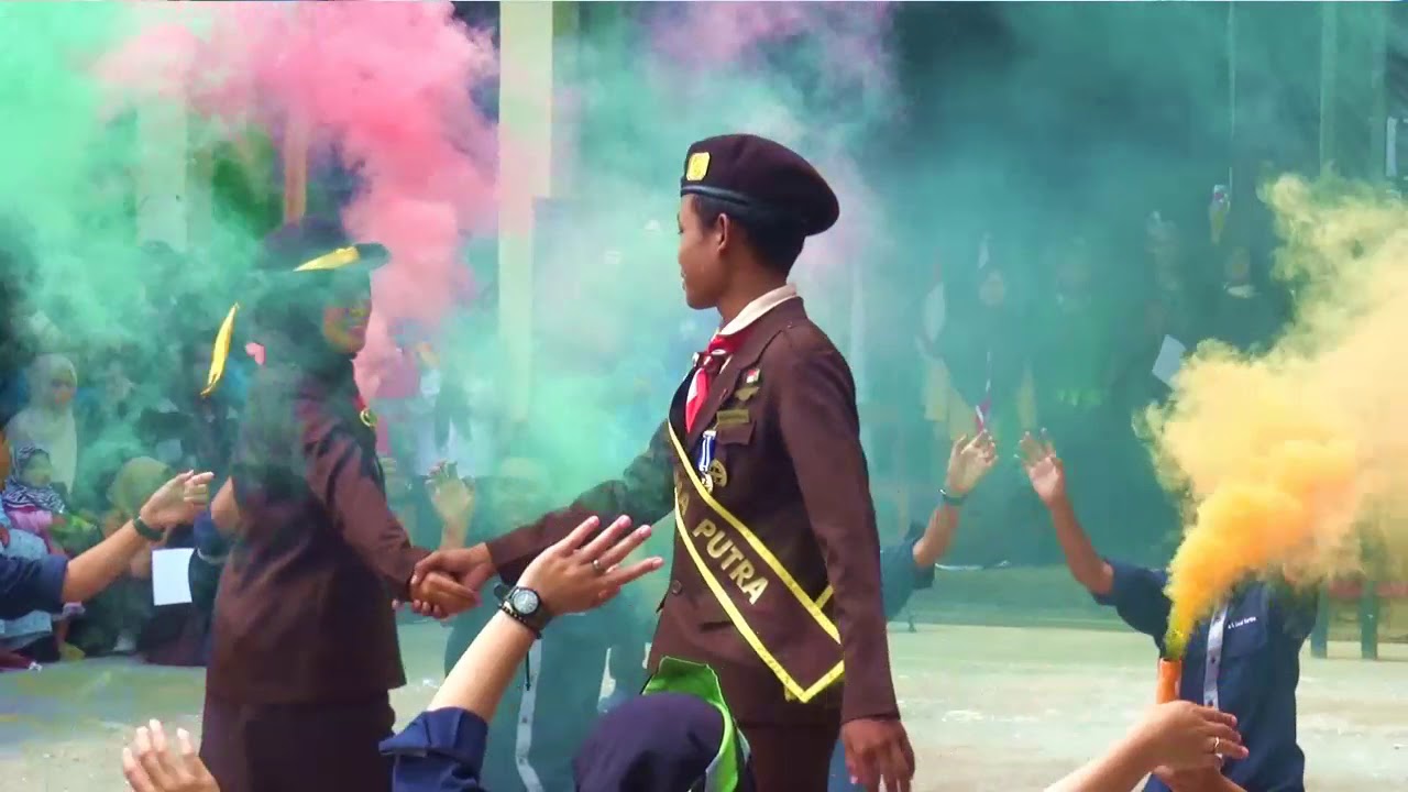 TONTON SAMPE HABIS !!!! DEMONTRASI PRAMUKA 2019 (SMK MA'ARIF SUKAWENING)
