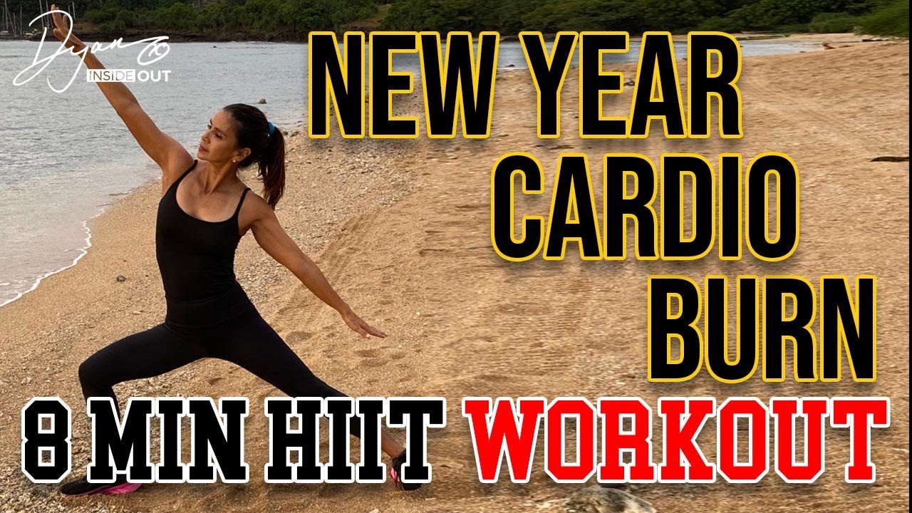 NEW YEAR CARDIO BURN | 8 MIN HIIT WORKOUT
