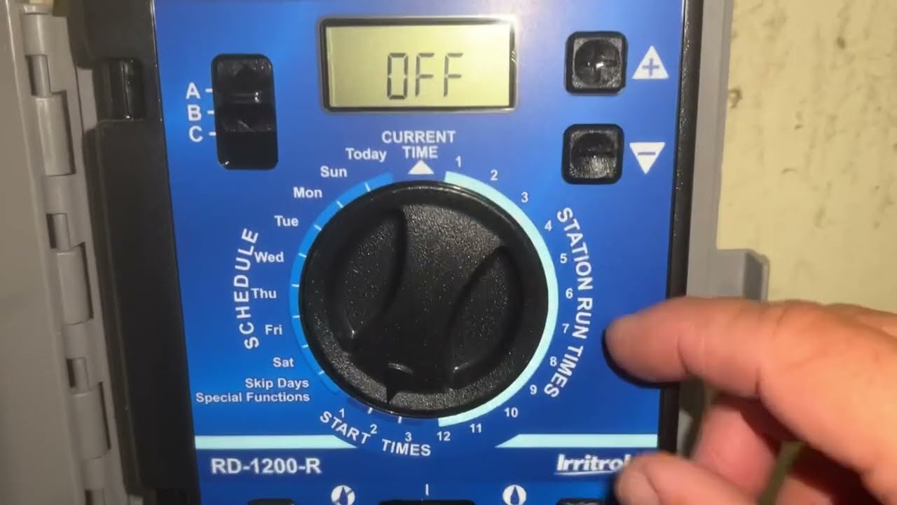 Cómo Programar el control Rain Dial Irritrol RD-1200-R
