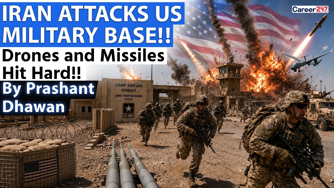 IRAN DESTROYS US MILITARY BASE | US Media Reports Heavy Damage to Naval Base | By Prashant Dhawan
