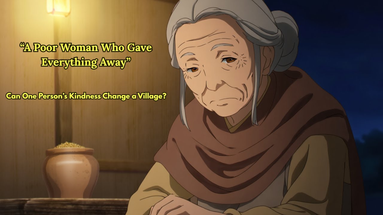 A Poor Woman Who Gave Everything Away I Can One Person's Kindness Change a Village