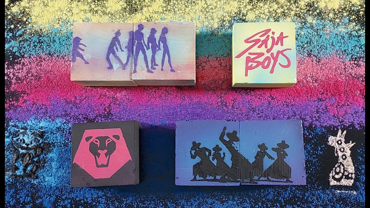 Saja Boys Inspired Chalk Crushing ASMR | KPOP Demon Hunters | Relaxing ASMR | Oddly Satisfying