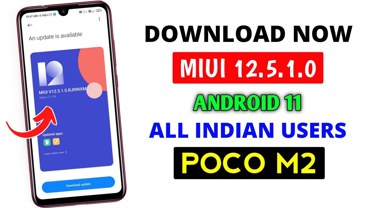 POCO M2 MIUI 12.5 Update Download | POCO M2 Android 11 Update Download