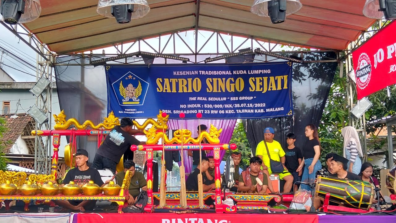 Live SATRIO SINGO SEJATI ft GEDOG BUDOYO Lokasi SRIGADING TAJINAN