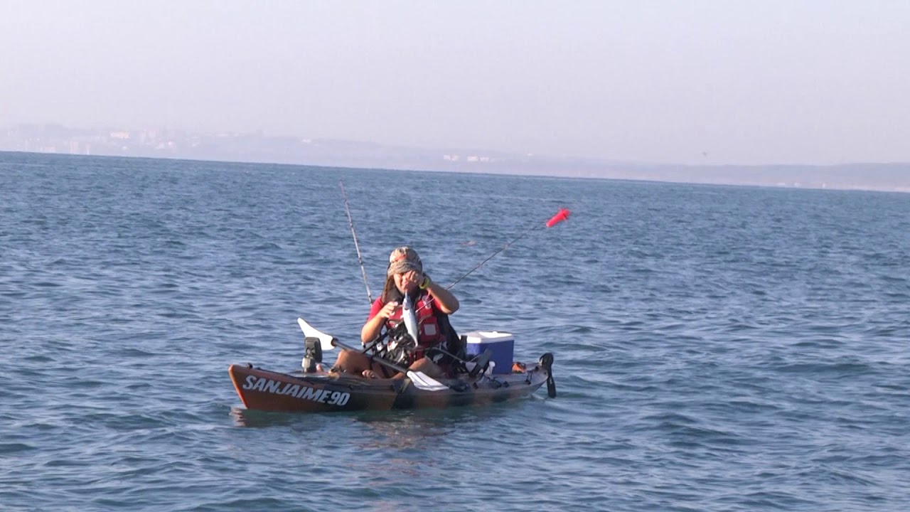 Pesca en kayak en La Bahía de Guardamar