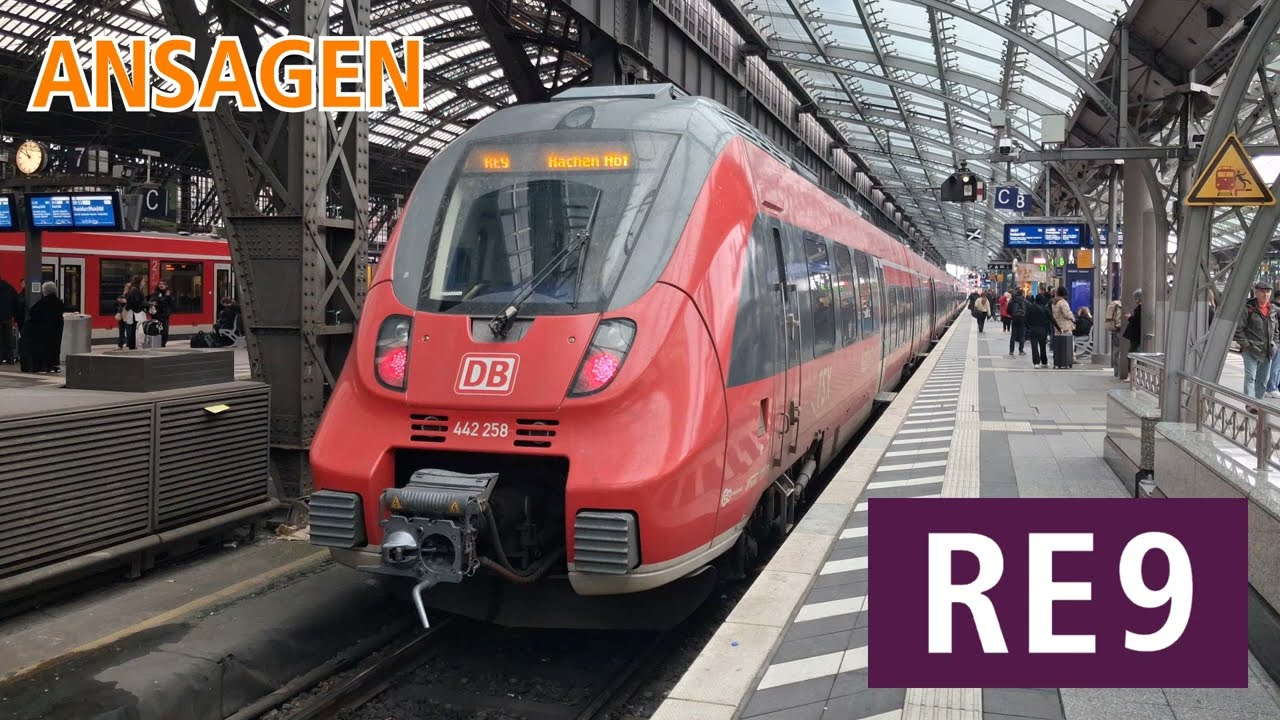 [DB Regio NRW] Ansagen aus dem RE9 Siegen Hbf - Köln Hbf