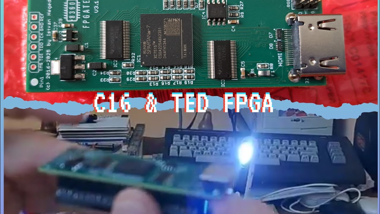 Commodore 16 & FPGATED (TED FPGA), part1