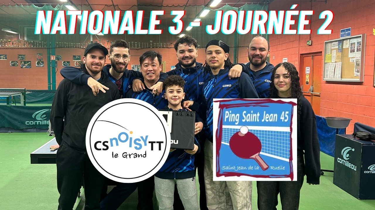 NATIONALE 3 | Noisy-le-Grand 1 vs Ping Saint Jean 1