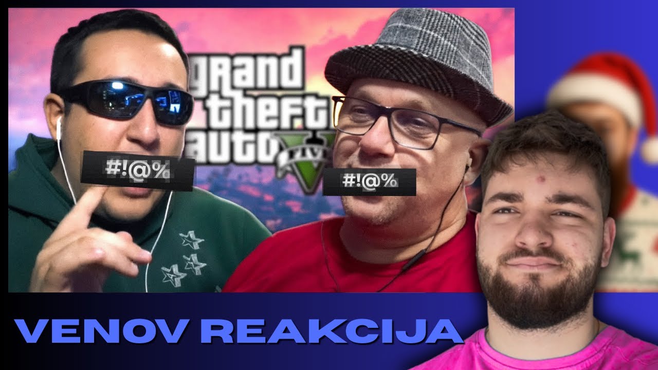 MUDJA & CALE NE PSUJU 🤬! Grand Theft Auto V - Lude Trke w/Cale (TRKMAS) | VENOV REAKCIJA