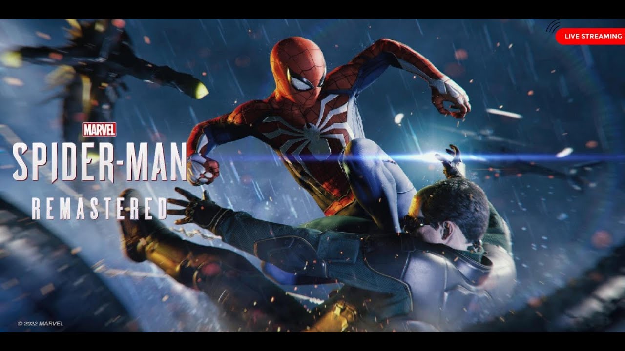 Live 🔴 Spider Man Remastered ultra realistic gameplay #spidermanmilesmorales #spiderman2