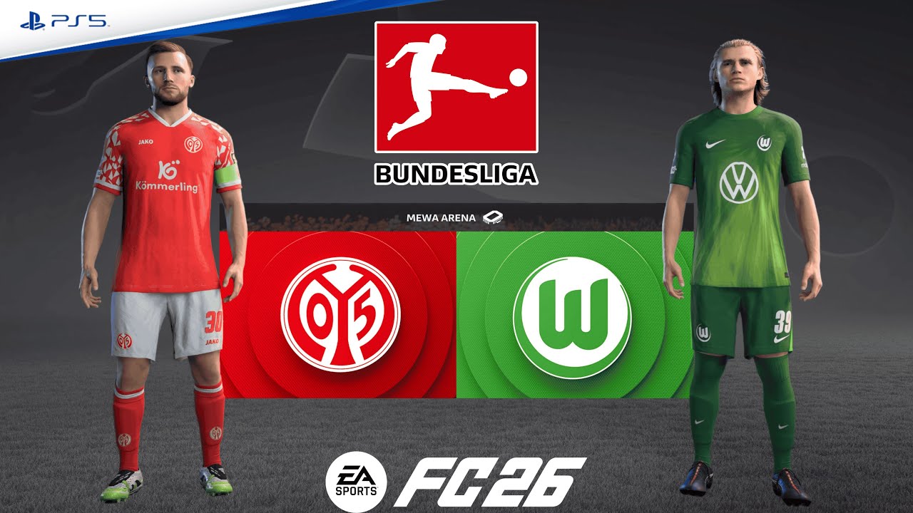 Mainz 05 v Wolfsburg | Bundesliga 25/26 Matchday 19 | Full Match | FC 26 - PS5™[4K]