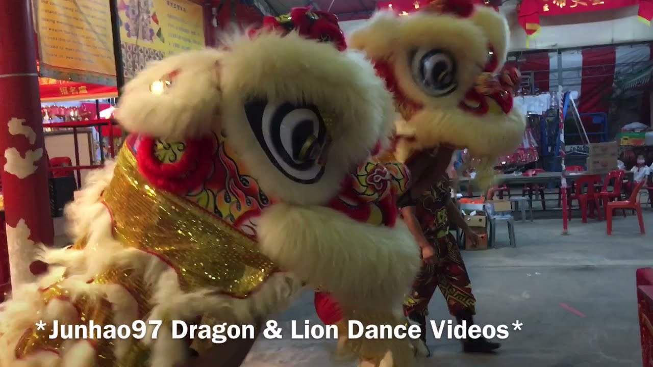 新加坡騰鋒藝術體育會 Teng Feng Lion Dance Arrived at Chi Hock Keng Temple 28 Dec 2021