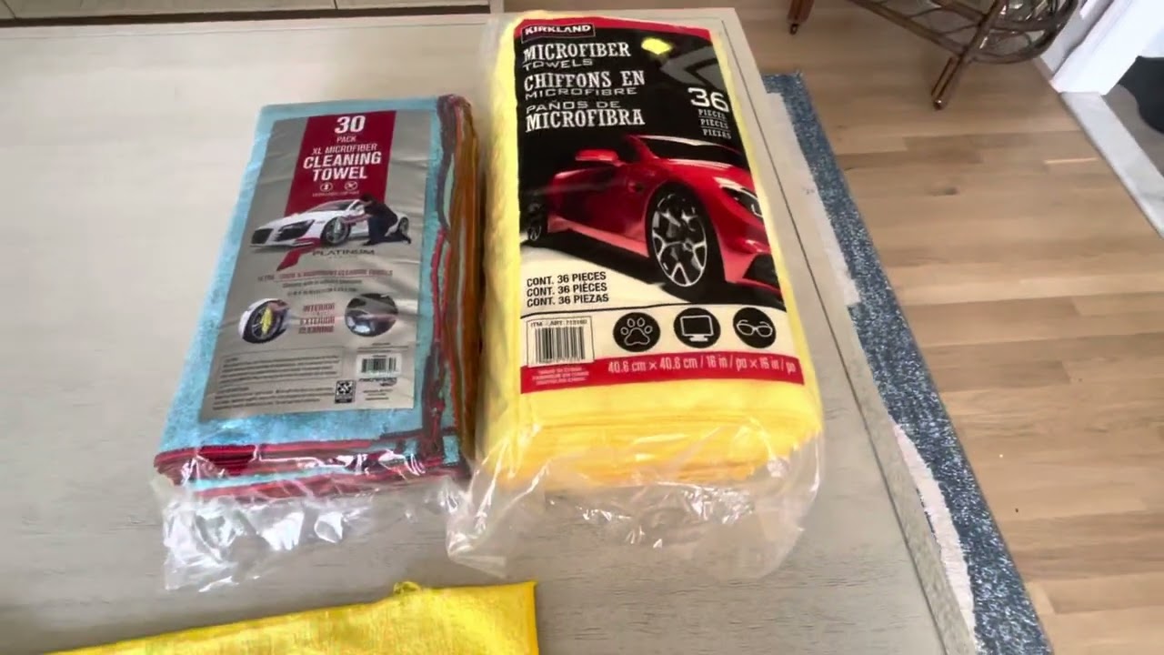 Costco vs Walmart microfiber towels!!