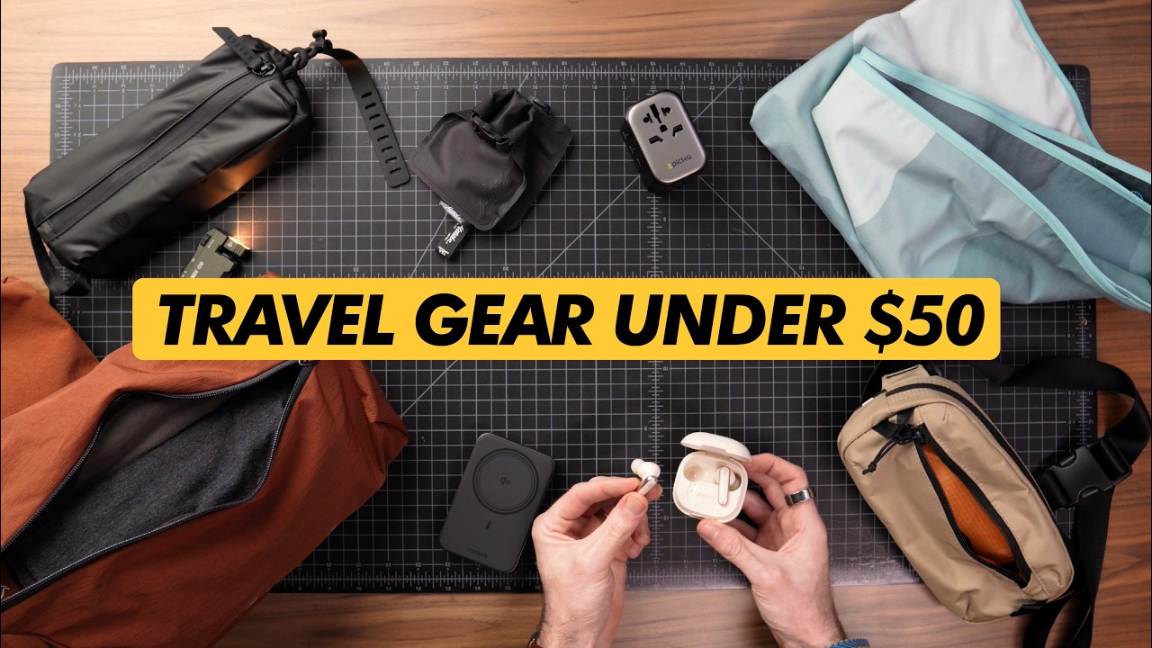 The BEST Travel Gear under $50 for 2025