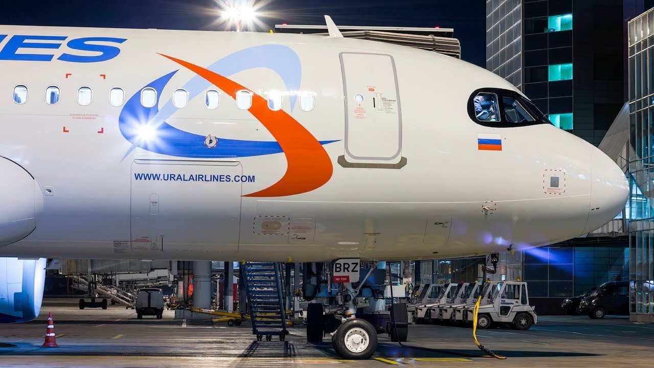 ✈Новый A320neo для Уральских авиалиний - Аэропорт Домодедово 2019
