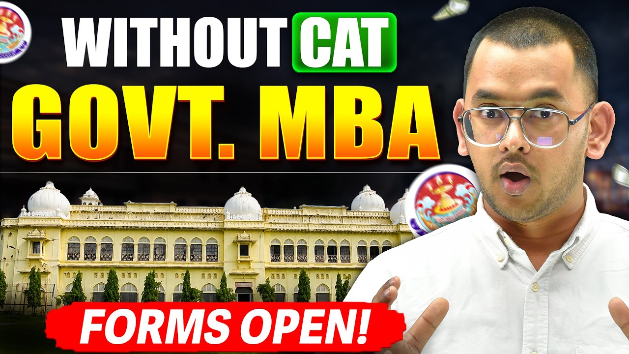 Govt MBA Without CAT 😳 | Lucknow University MBA 2026 | Form Open 🔥