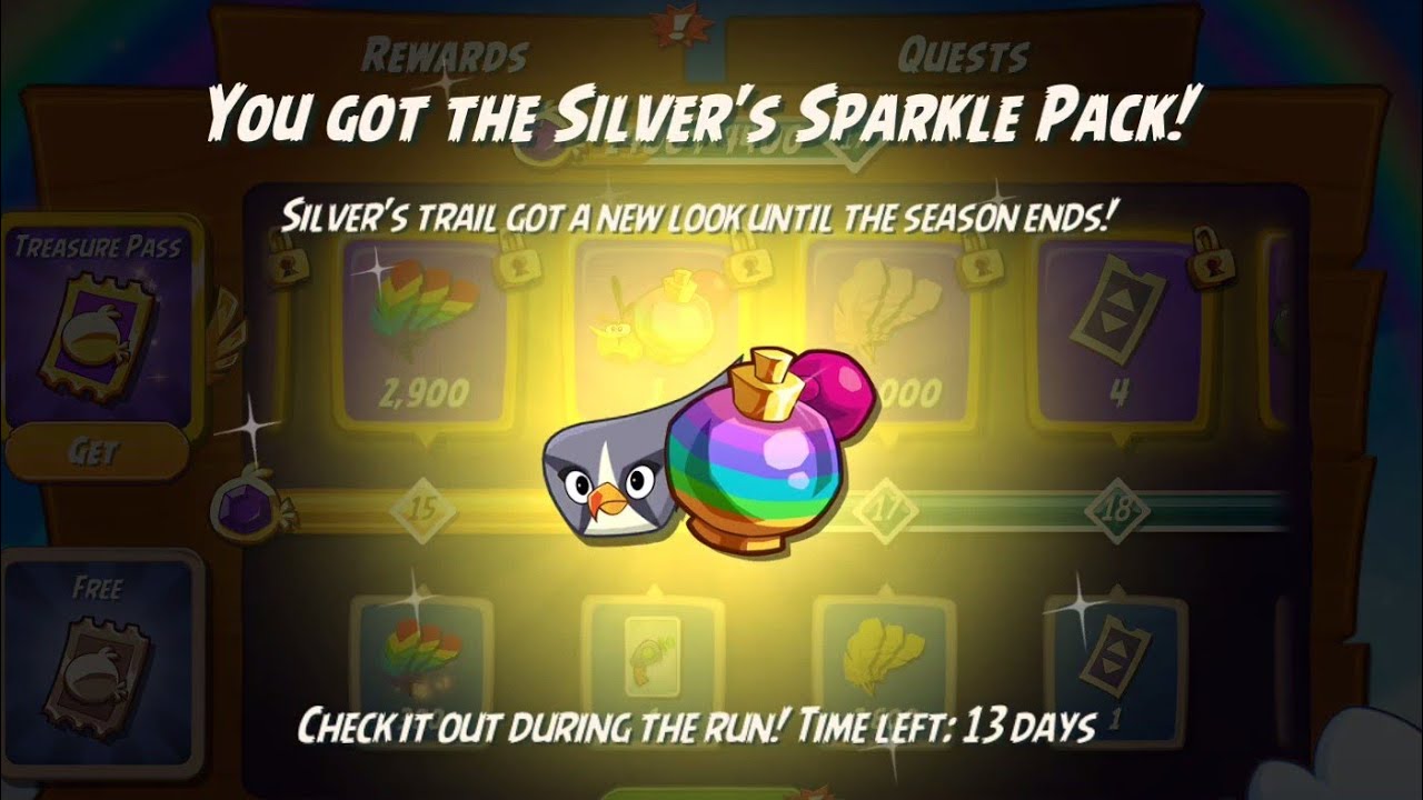 Angry Birds 2 Got The Silver Sparkle Pack ✨️ @Angry2Birds
