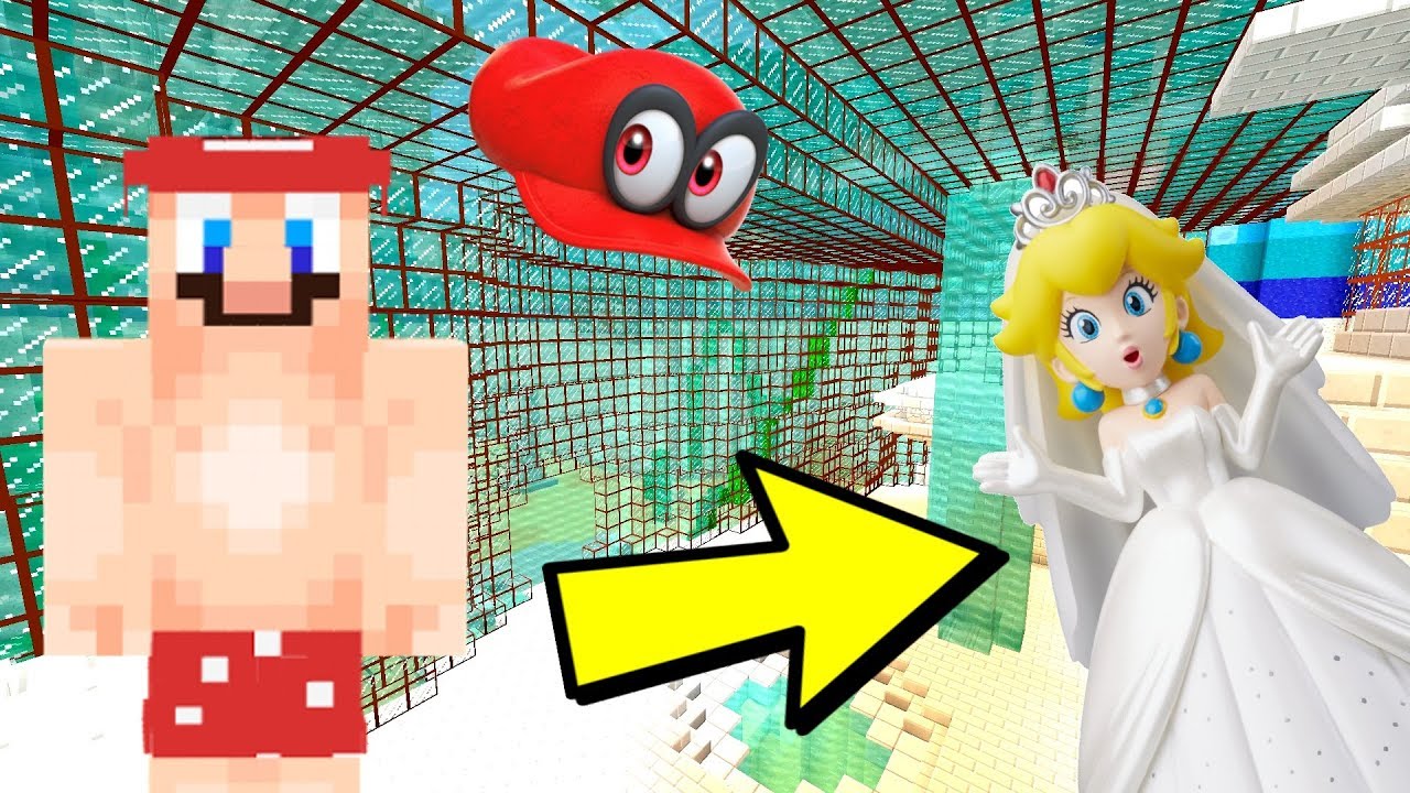 Minecraft Switch - Super Mario Series -  PEACH'S MISSING DRESS! [ODYSSEY] [232]